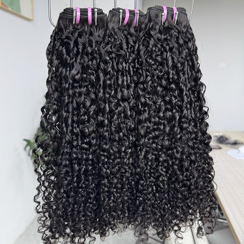 Pixie Curly Bundle 11A Virgin Human Hair Natural Color